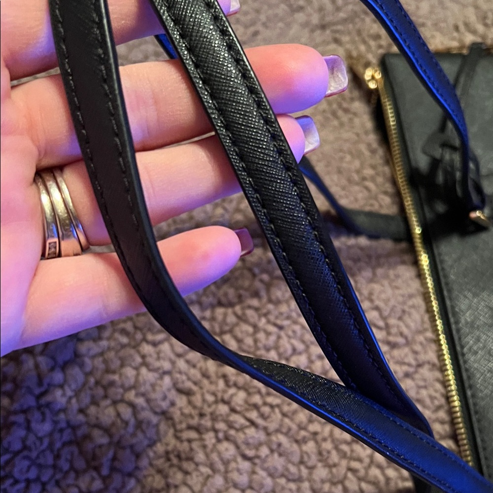 Michael Kors Black Tote with Gold Details - Picture 8 of 8